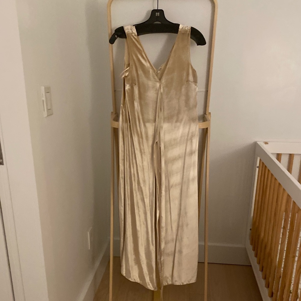 Vince velvet wrap dress